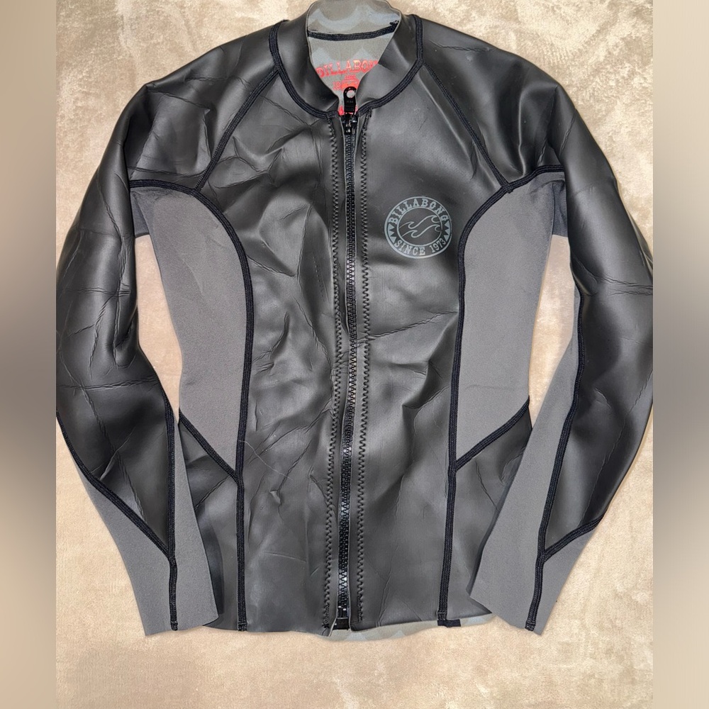 Ladies Surf Capsule 1mm Peeky Wetsuit Jacket Size 2 Small Black